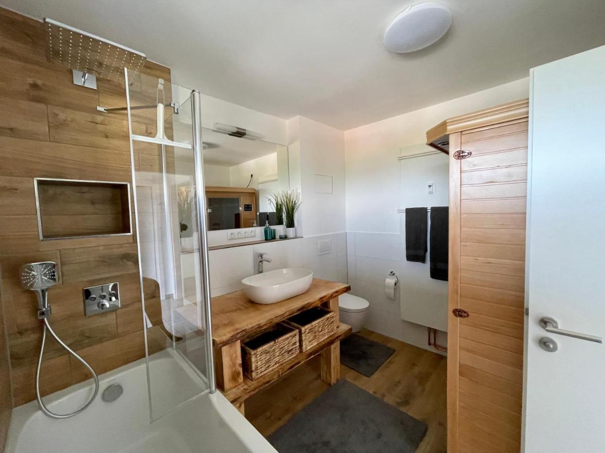 Modernes Appartment Mit Sauna Nahe Burg Im Spreewald Vetschau Luaran gambar