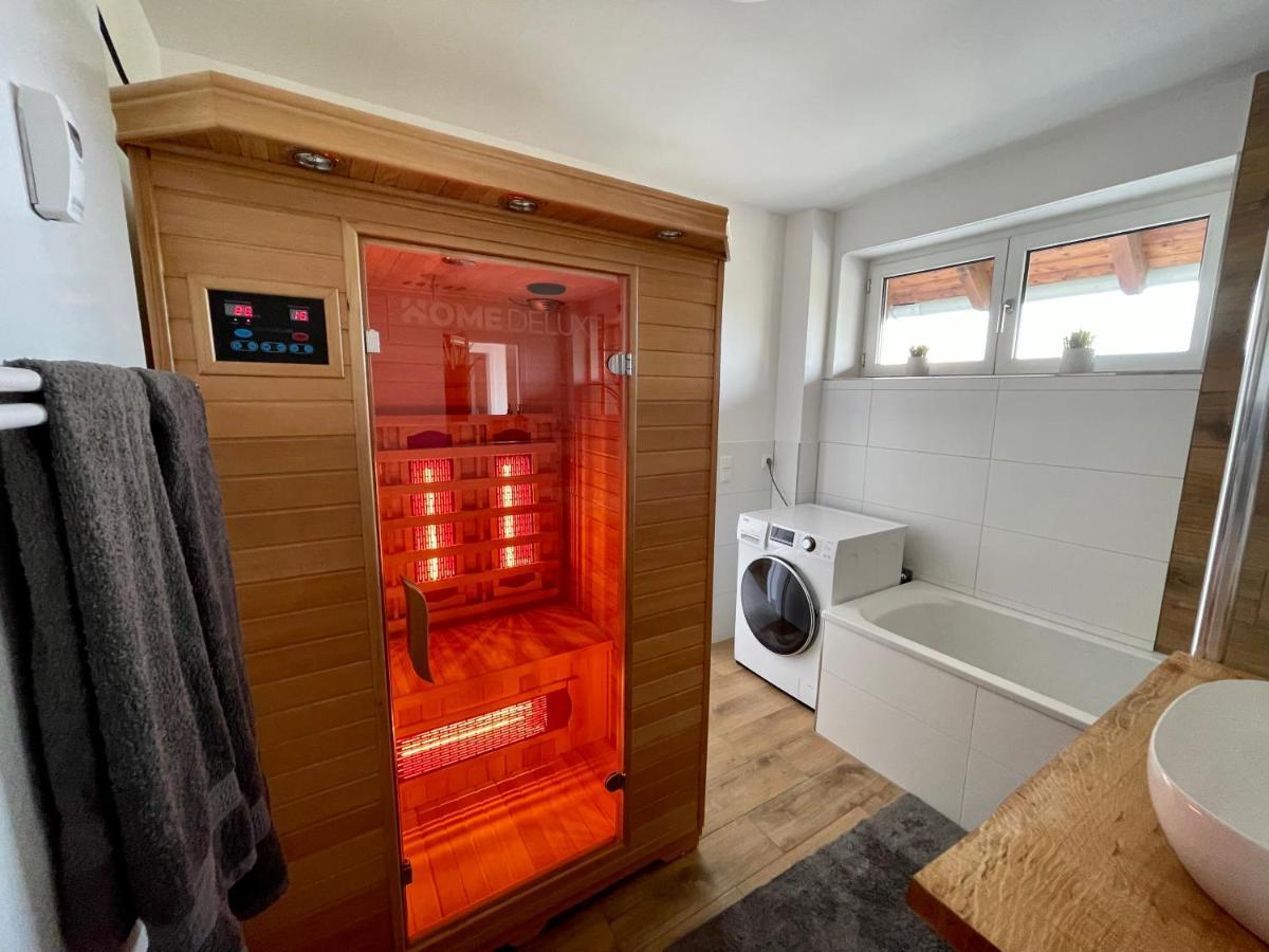 Modernes Appartment Mit Sauna Nahe Burg Im Spreewald Vetschau Luaran gambar