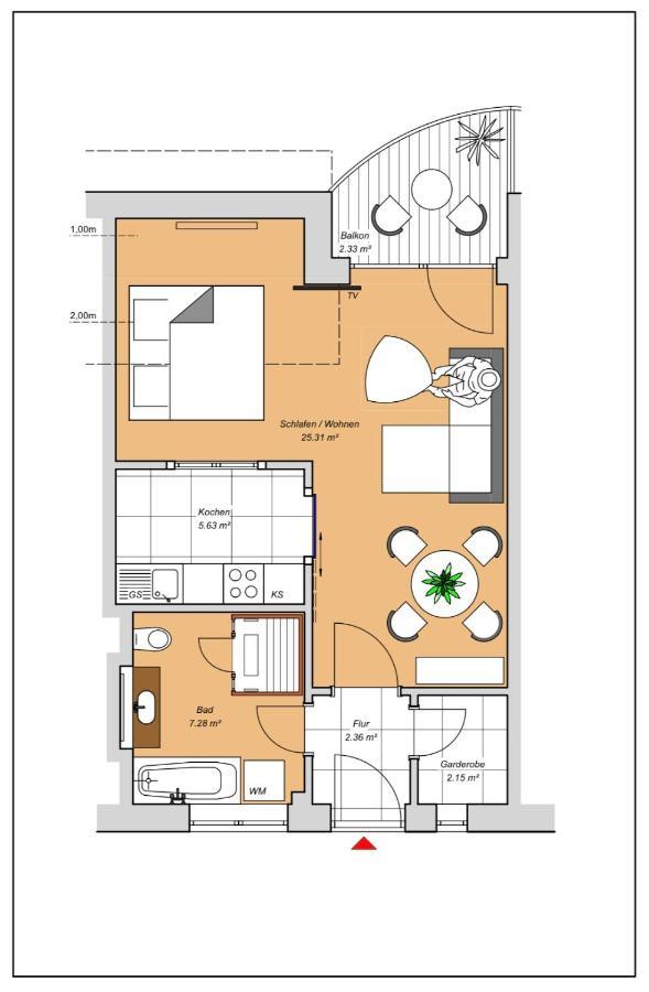 Modernes Appartment Mit Sauna Nahe Burg Im Spreewald Vetschau Luaran gambar